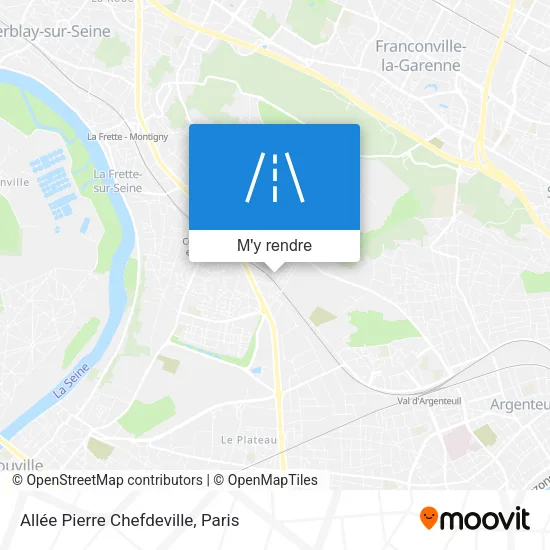 Allée Pierre Chefdeville plan