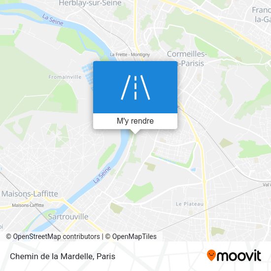 Chemin de la Mardelle plan