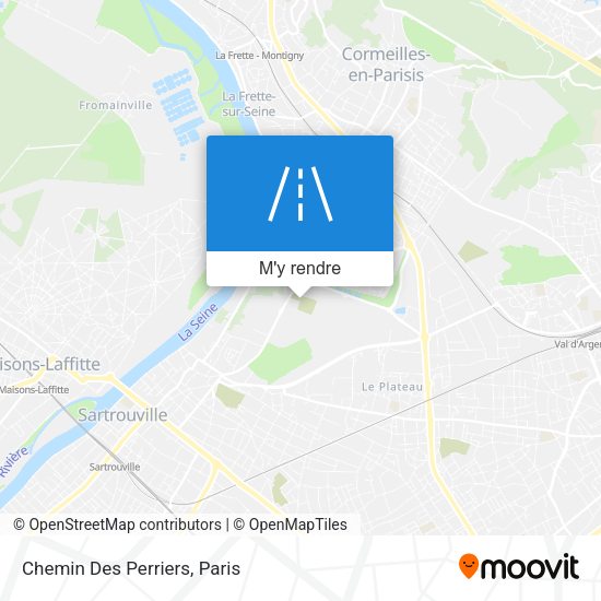 Chemin Des Perriers plan