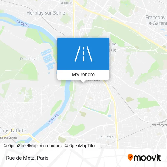 Rue de Metz plan
