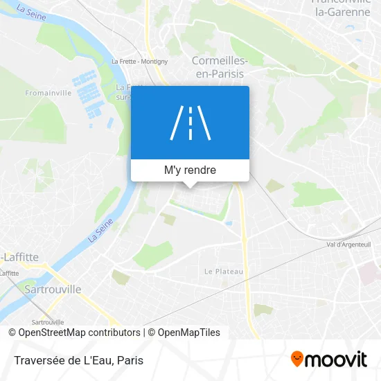 Traversée de L'Eau plan