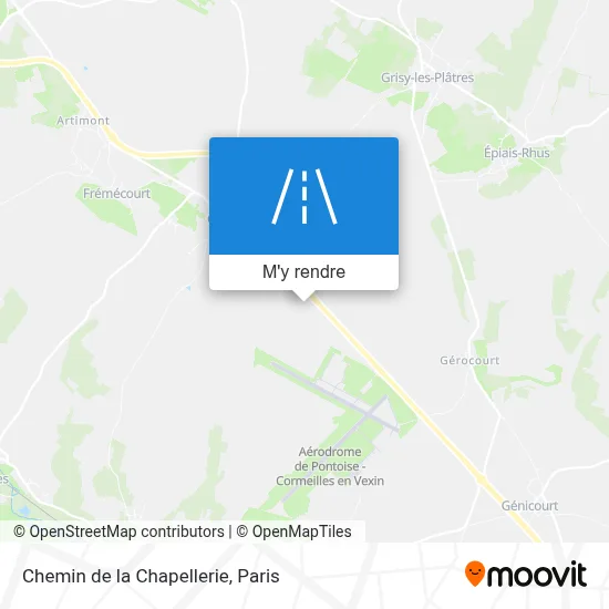 Chemin de la Chapellerie plan