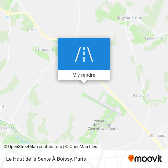 Le Haut de la Sente À Boissy plan