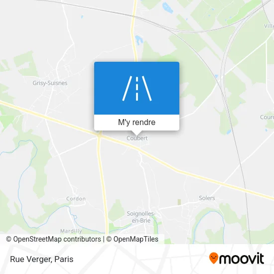 Rue Verger plan