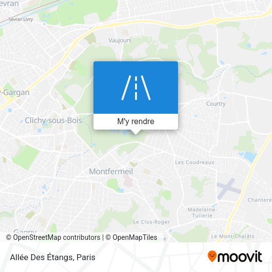Allée Des Étangs plan
