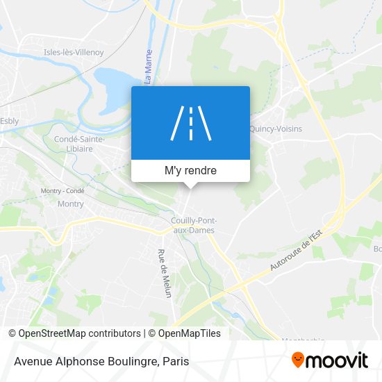 Avenue Alphonse Boulingre plan