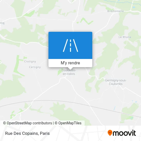 Rue Des Copains plan
