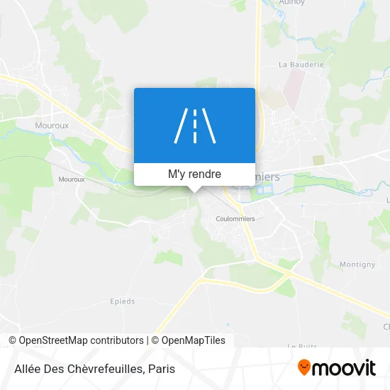 Allée Des Chèvrefeuilles plan