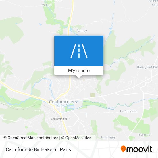 Carrefour de Bir Hakeim plan
