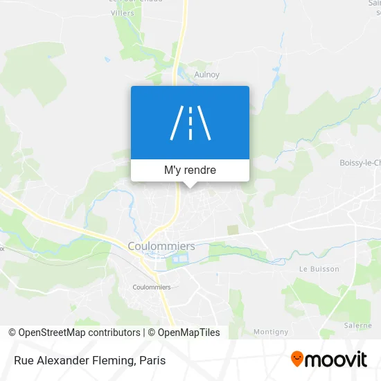 Rue Alexander Fleming plan