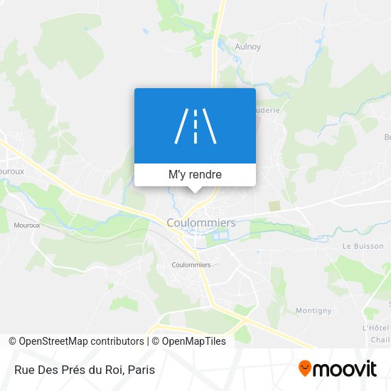 Rue Des Prés du Roi plan