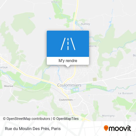 Rue du Moulin Des Près plan