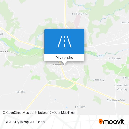 Rue Guy Môquet plan
