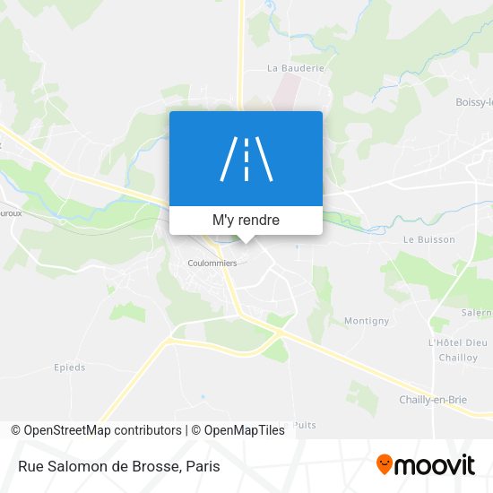 Rue Salomon de Brosse plan