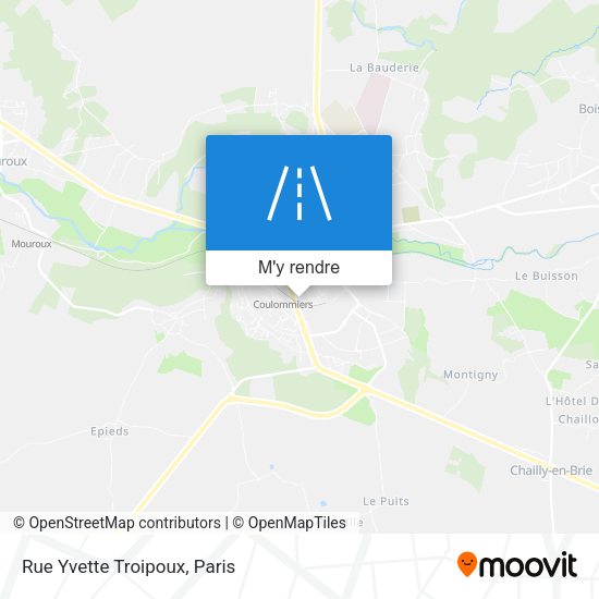 Rue Yvette Troipoux plan