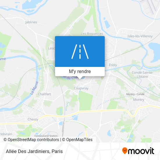 Allée Des Jardiniers plan
