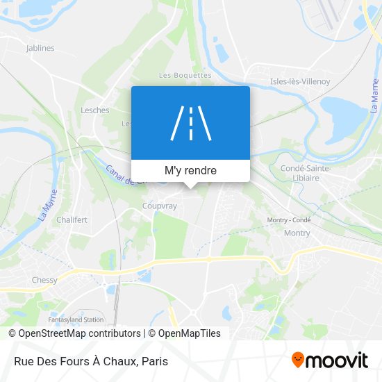 Rue Des Fours À Chaux plan