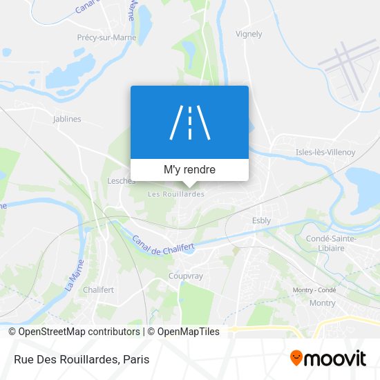 Rue Des Rouillardes plan