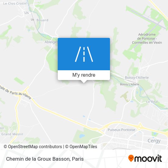 Chemin de la Groux Basson plan