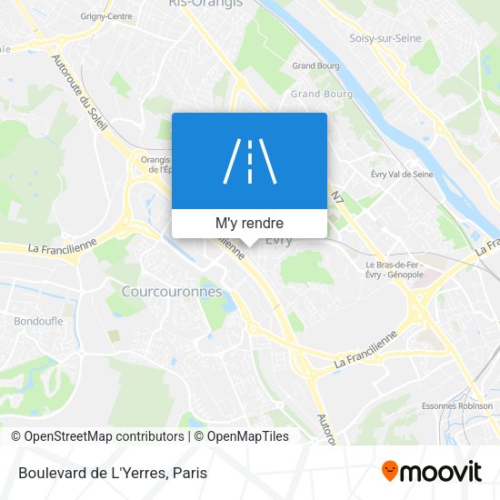 Boulevard de L'Yerres plan