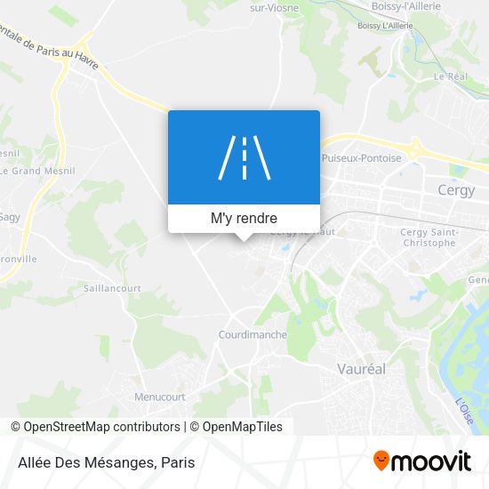 Allée Des Mésanges plan