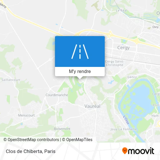 Clos de Chiberta plan