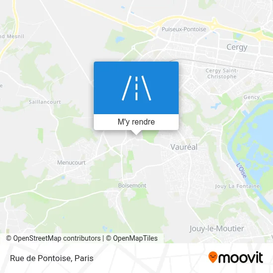 Rue de Pontoise plan