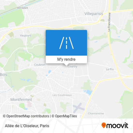 Allée de L'Oiseleur plan
