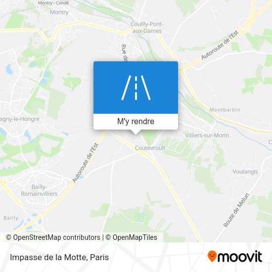 Impasse de la Motte plan