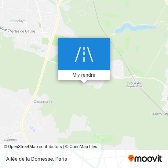Allée de la Domesse plan