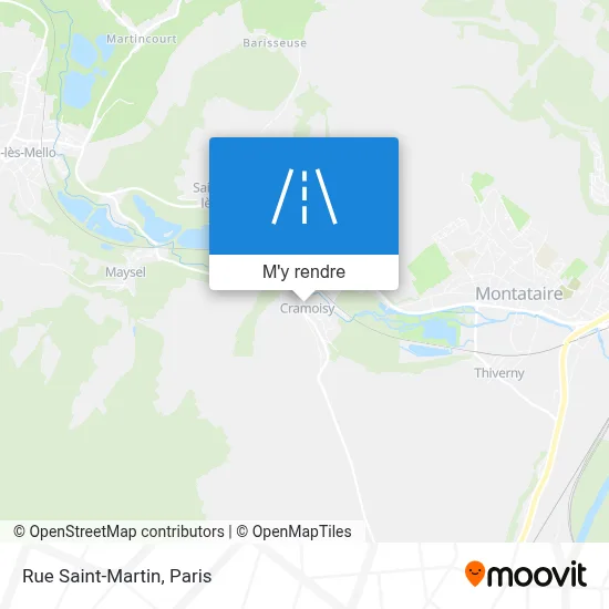 Rue Saint-Martin plan