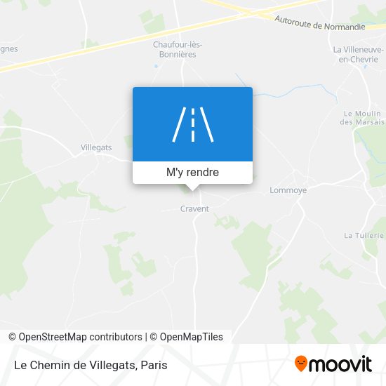 Le Chemin de Villegats plan