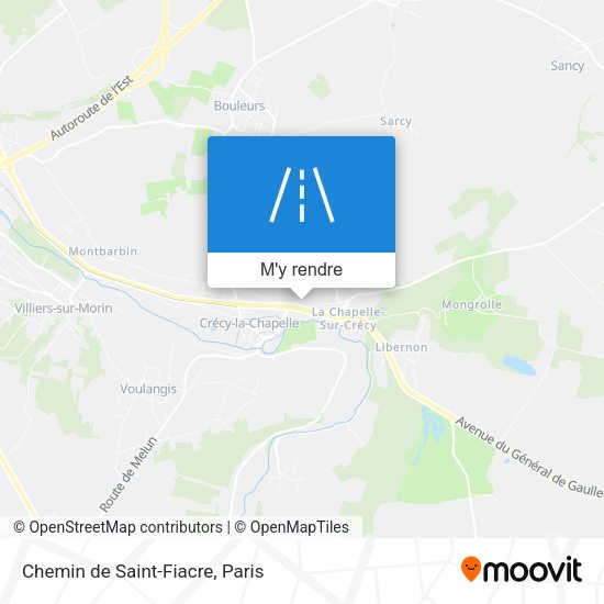 Chemin de Saint-Fiacre plan