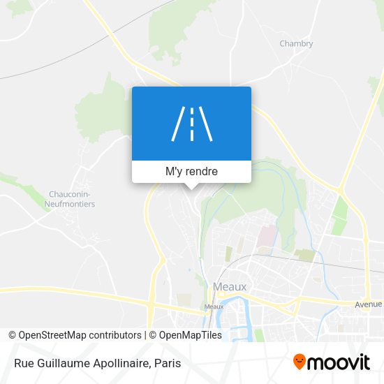 Rue Guillaume Apollinaire plan