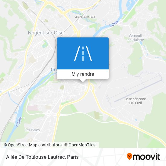 Allée De Toulouse Lautrec plan