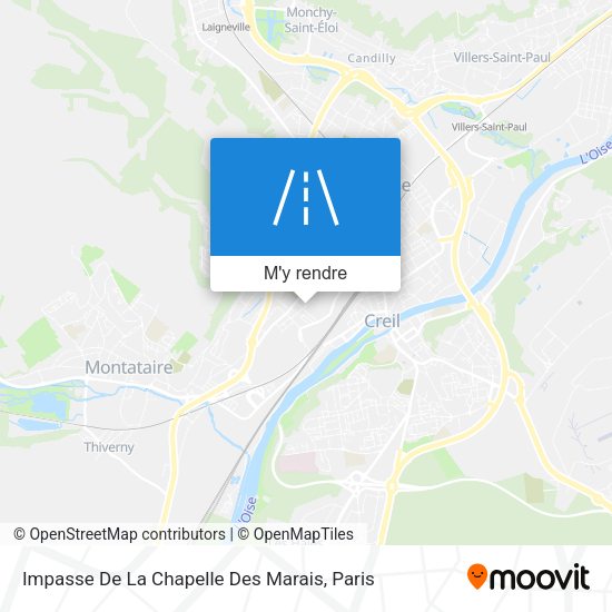 Impasse De La Chapelle Des Marais plan