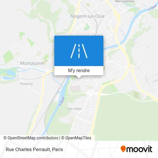 Rue Charles Perrault plan