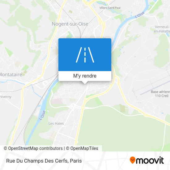 Rue Du Champs Des Cerfs plan