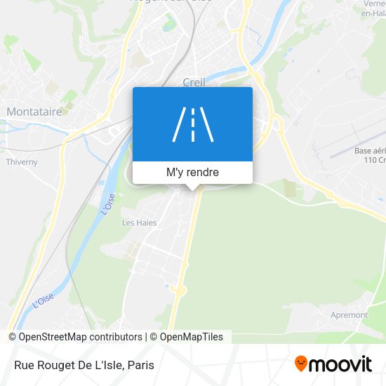 Rue Rouget De L'Isle plan