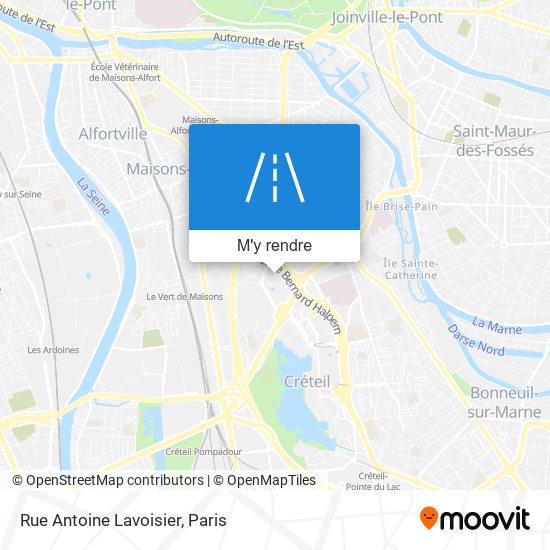 Rue Antoine Lavoisier plan