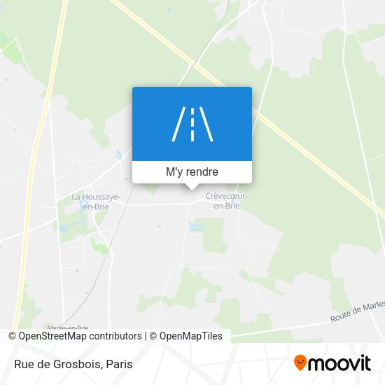 Rue de Grosbois plan