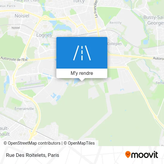 Rue Des Roitelets plan