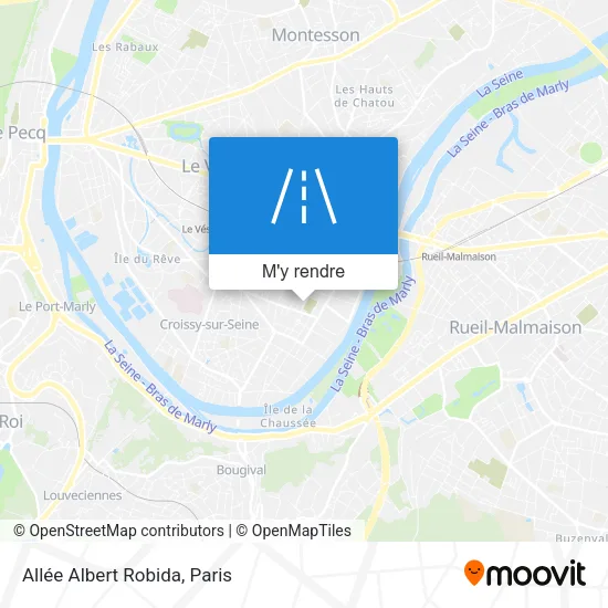 Allée Albert Robida plan