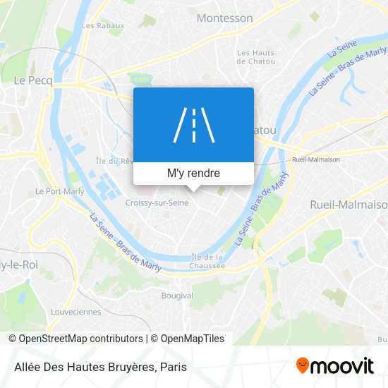 Allée Des Hautes Bruyères plan