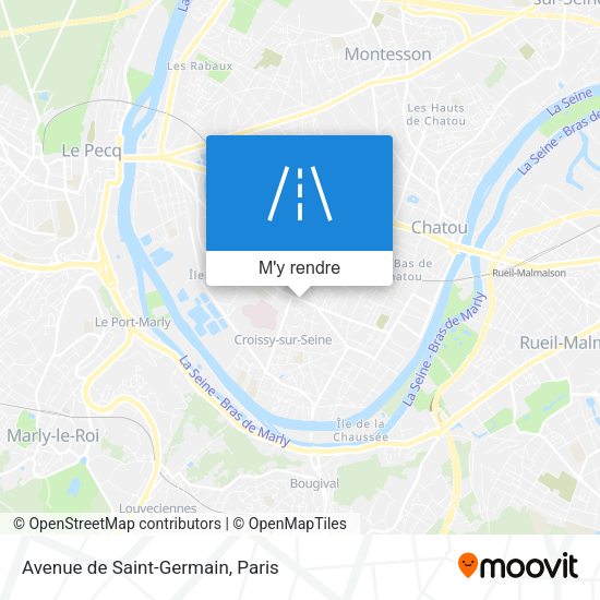 Avenue de Saint-Germain plan