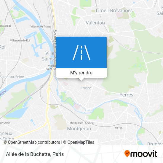 Allée de la Buchette plan