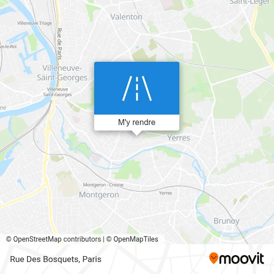 Rue Des Bosquets plan