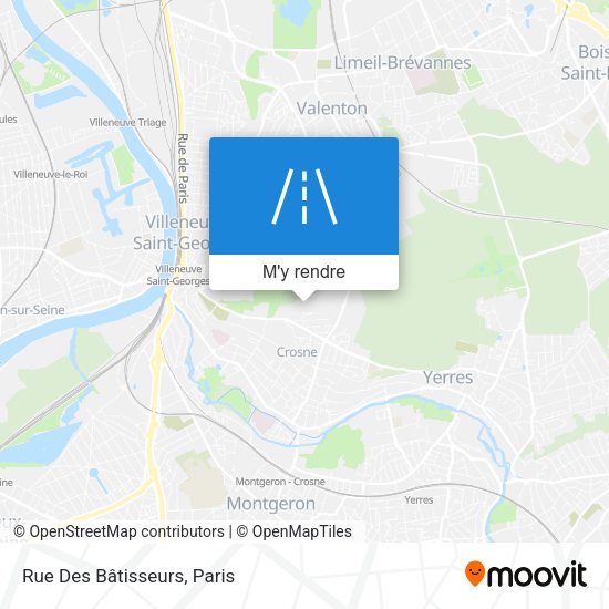 Rue Des Bâtisseurs plan