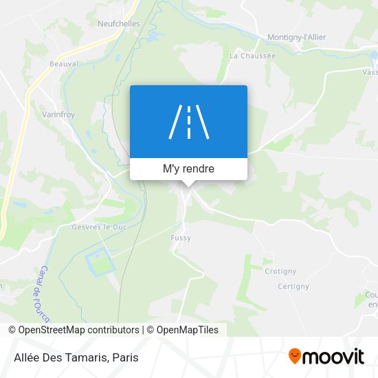 Allée Des Tamaris plan