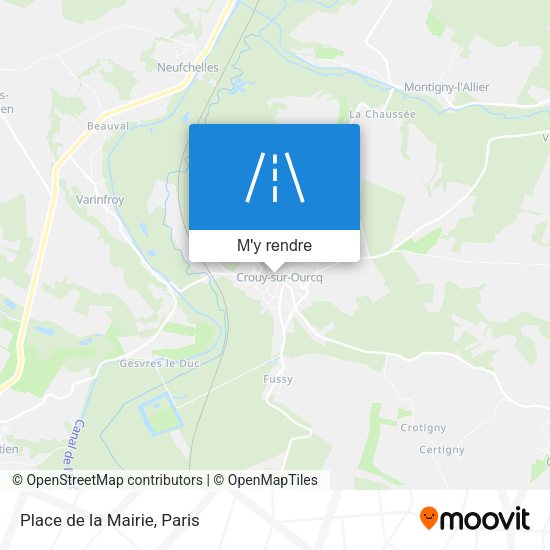Place de la Mairie plan